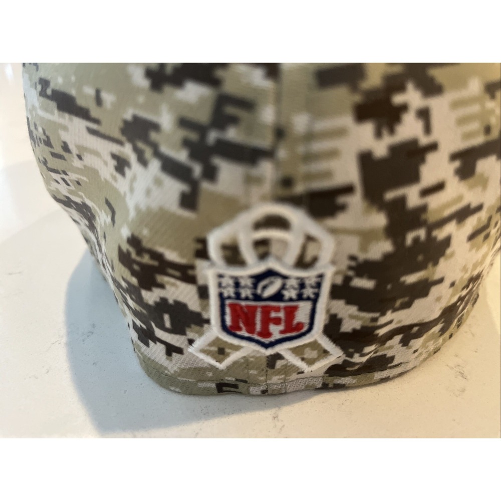 Cincinnati Bengals New Era 2023 Salute Service 39THIRTY Flex Hat Camo L/XL NWT - Picture 6 of 8
